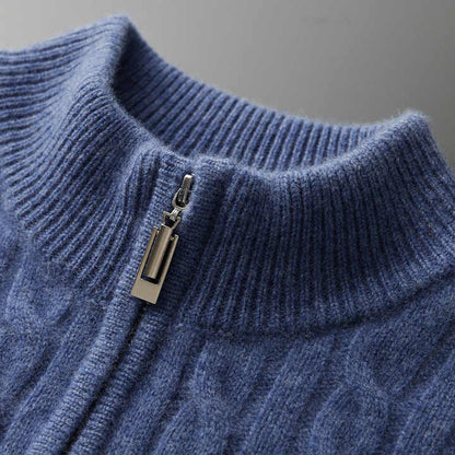 Deneb Cashmere Half Zip Sweater