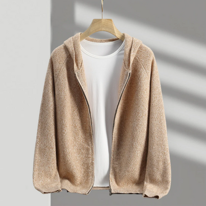 Palermo Cashmere Hooded Cardigan