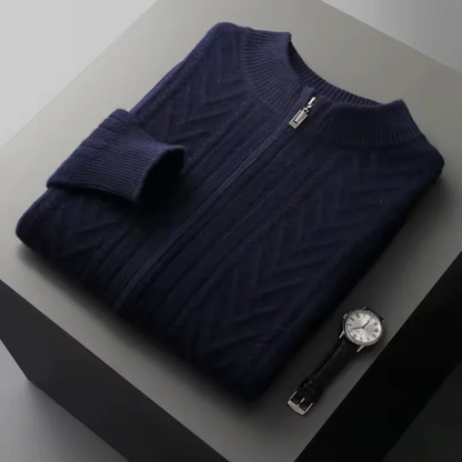 Verona Cashmere Pattern Cardigan