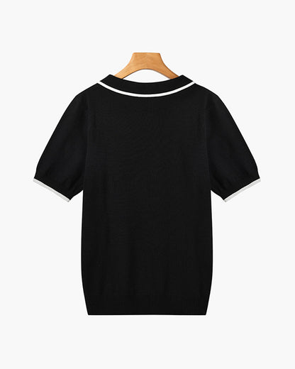 Cape Town Lined V-Neck Polo
