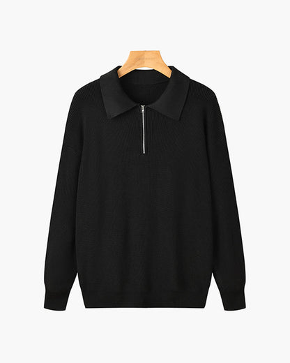 Vienna Half Zip Sweater