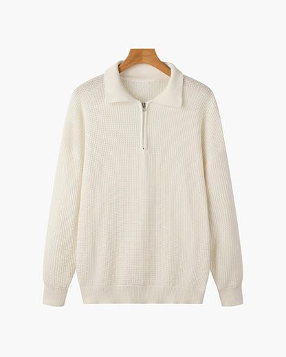 Amsterdam Cotton Zipped Sweater