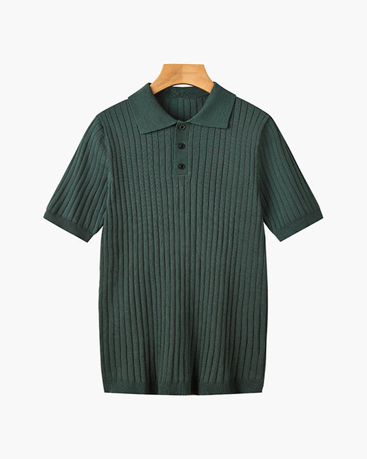 Seoul Knitted Polo Shirt