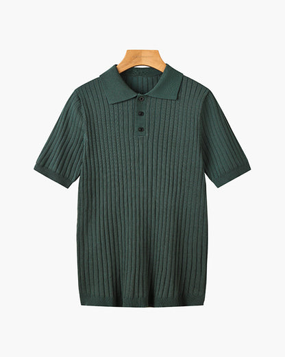 Seoul Knitted Polo Shirt