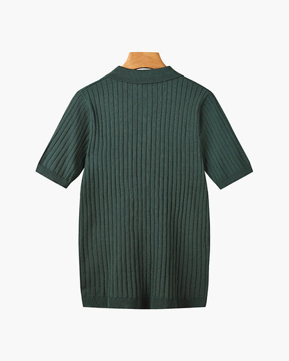 Seoul Knitted Polo Shirt