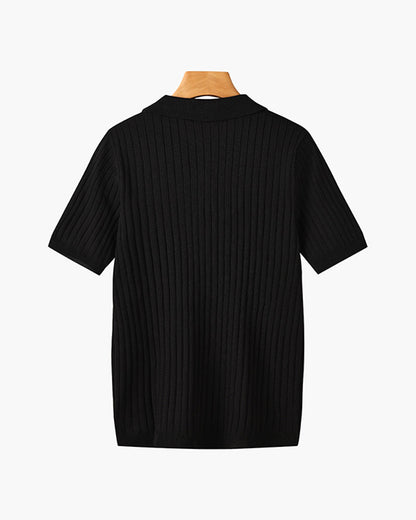 Seoul Knitted Polo Shirt
