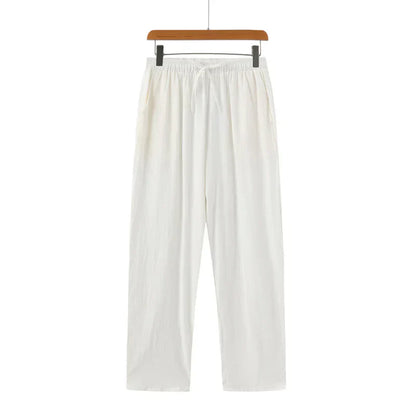 Lisbon Straight Linen Pants